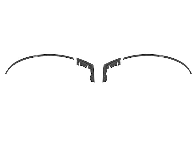 2024-UP FORD MUSTANG S650 | GT350R PERFORMANCE STYLE CARBON FIBER FENDER FLARES MUD FLAPS